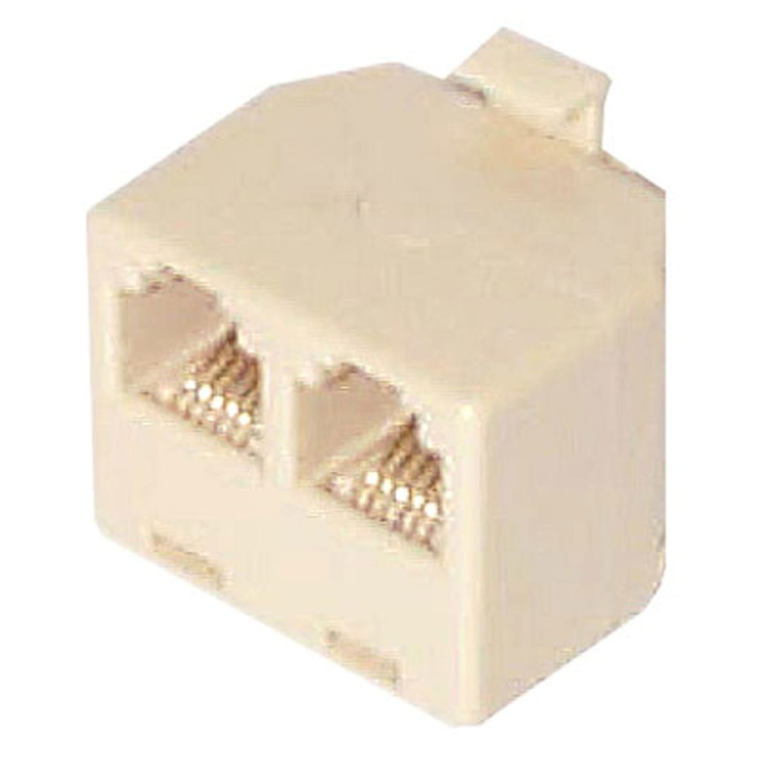RJ11 Splitter (1 Male, 2 Female)