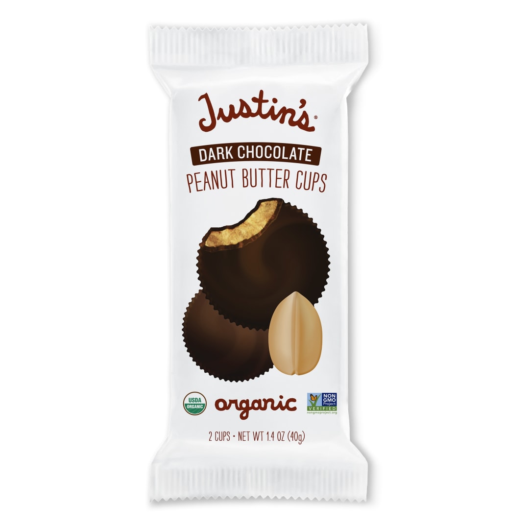 JUSTIN'S Dark Chocolate Peanut Butter Cup