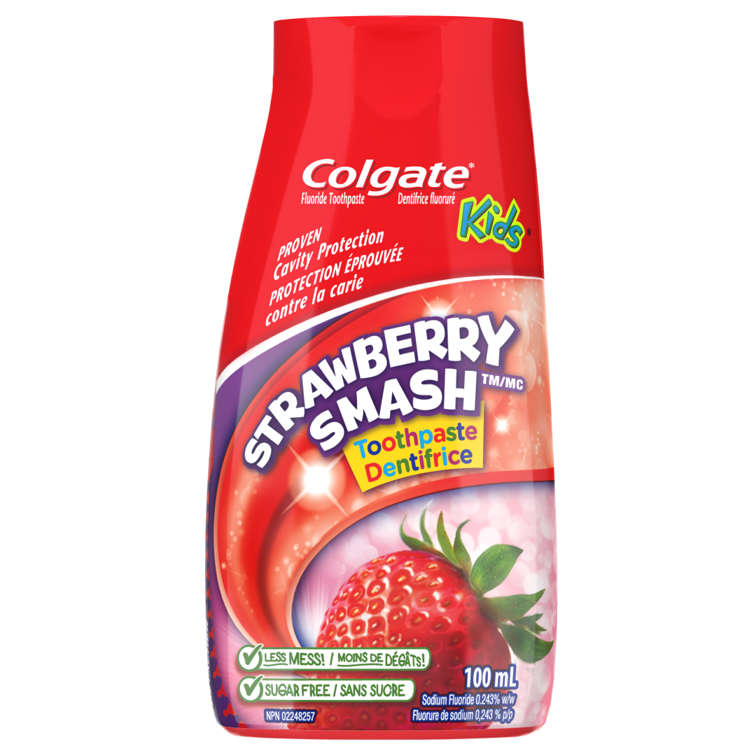COLG 2N1 LIQ TP KIDS STRAWBERRY 12/100ML
