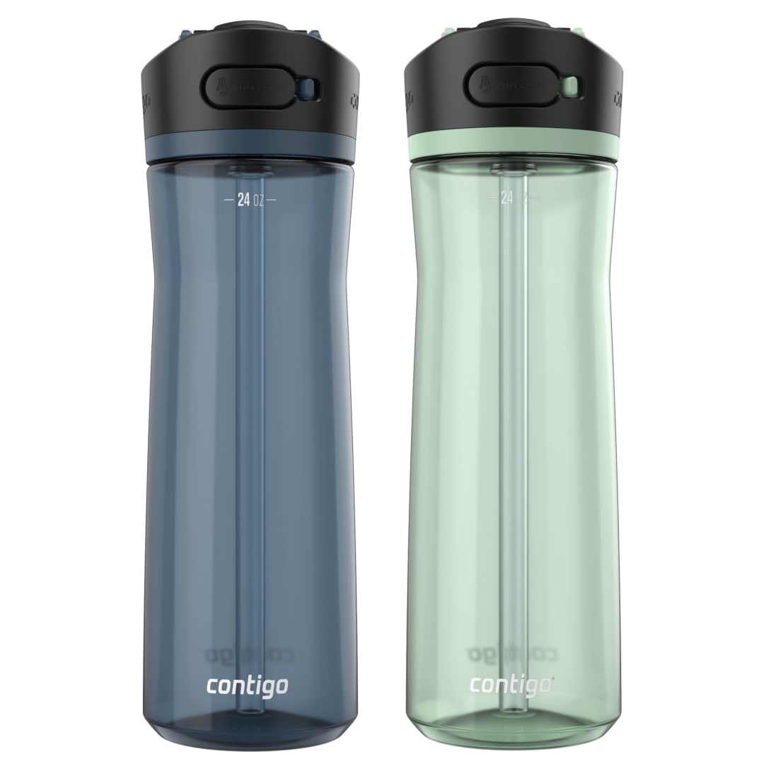 Contigo® Ashland 2.0 AUTOSPOUT® Water Bottle, 24 oz, 2-Pack