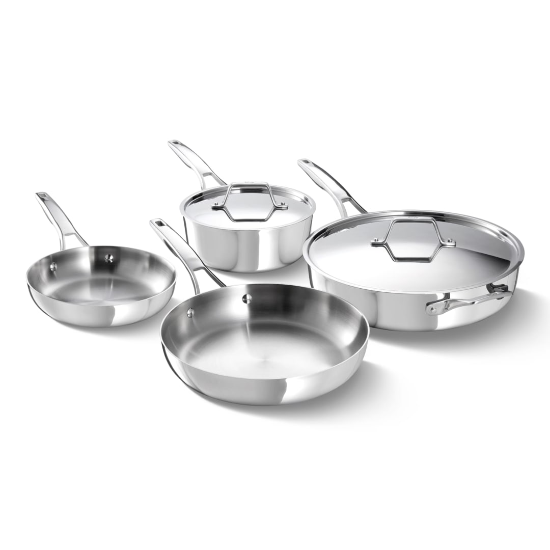 Calphaln® Premier Stainless Steel 6-Piece Cookware Set