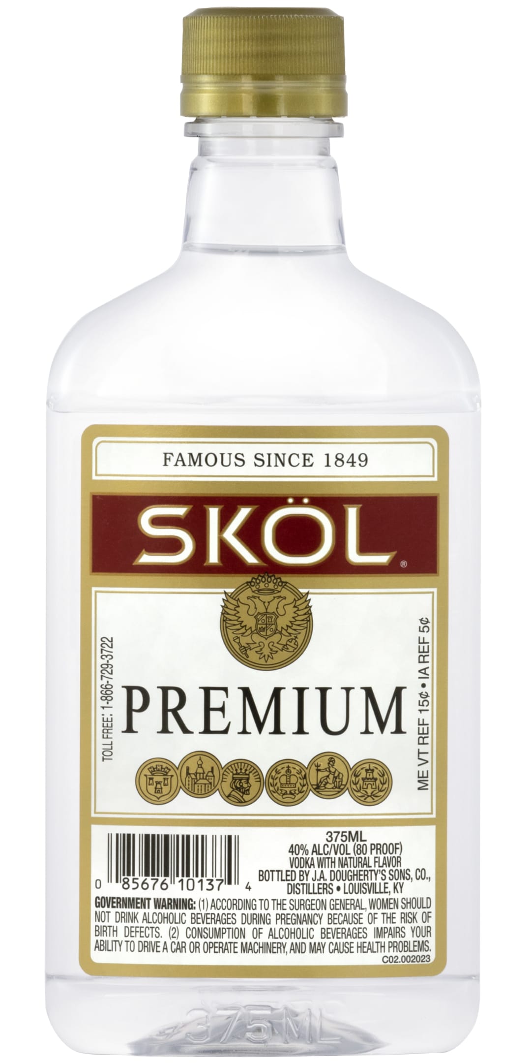 Skol Vodka 375ml 80 Proof