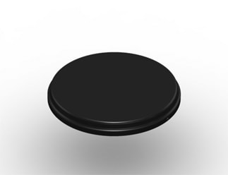 3M™ Bumpon™ Produtos Protetores SJ57B1 Preto, 3000/caixa