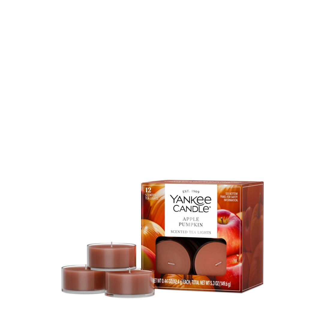 Yankee Candle Apple Pumpkin Scented Tea Light Candles