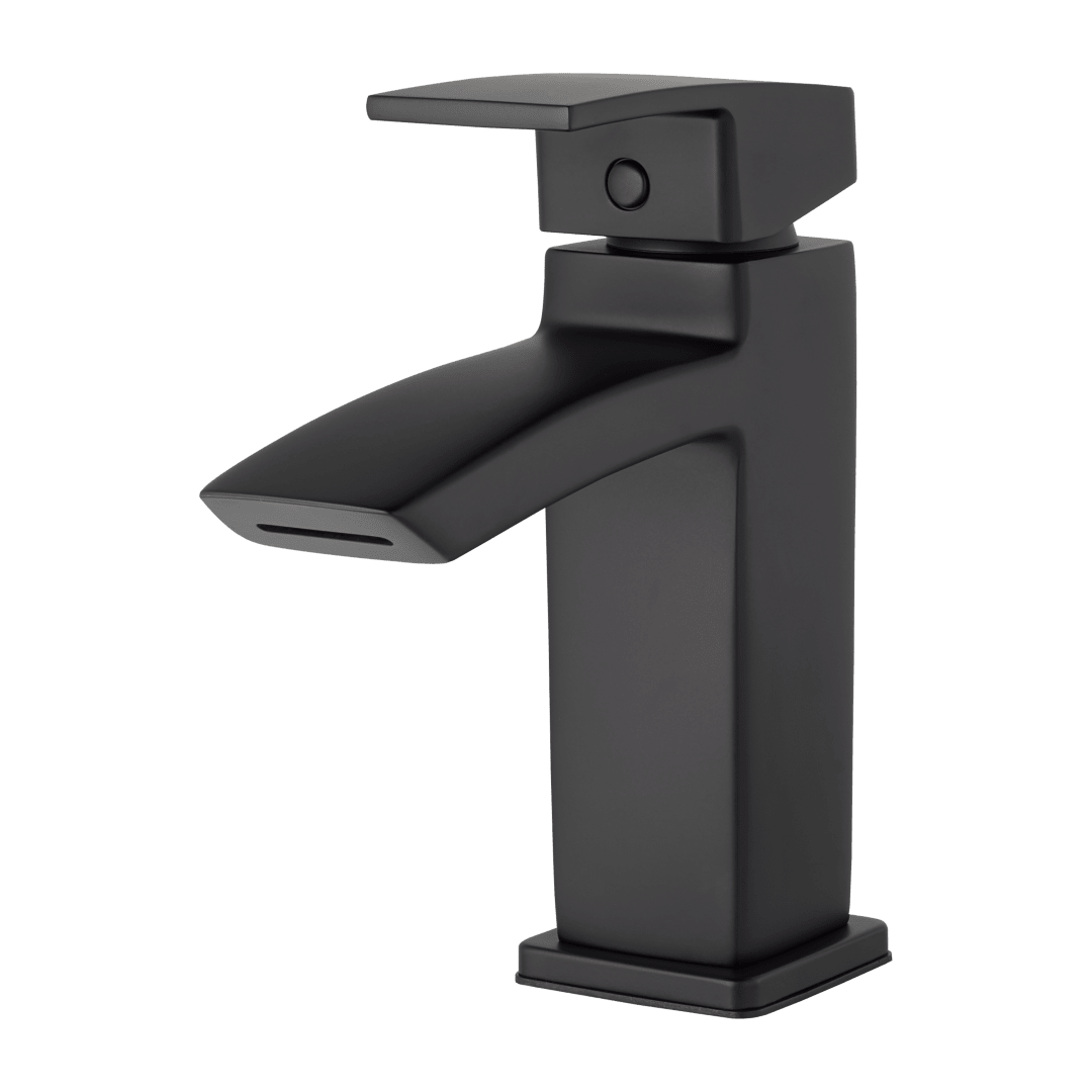 Kenzo Single Control 4" Centerset Bathroom Faucet in Black