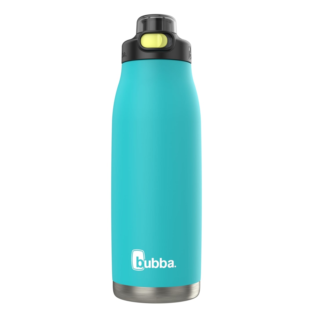 bubba® Radiant Stainless Steel Water Bottle with Push-Button Chug Lid 32oz., Rubberized