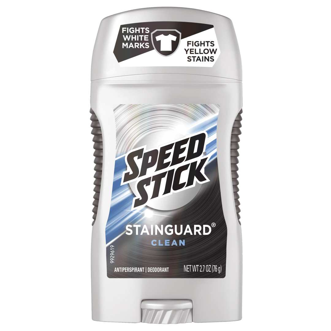 Speed Stick Stainguard Clean Men's Antiperspirant / Deodorant Stick, 2.7oz