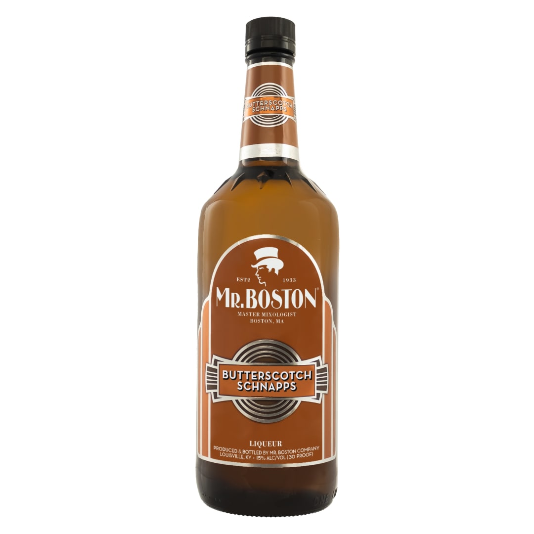 Mr. Boston Butterscotch Schnapps 1l 30 Proof
