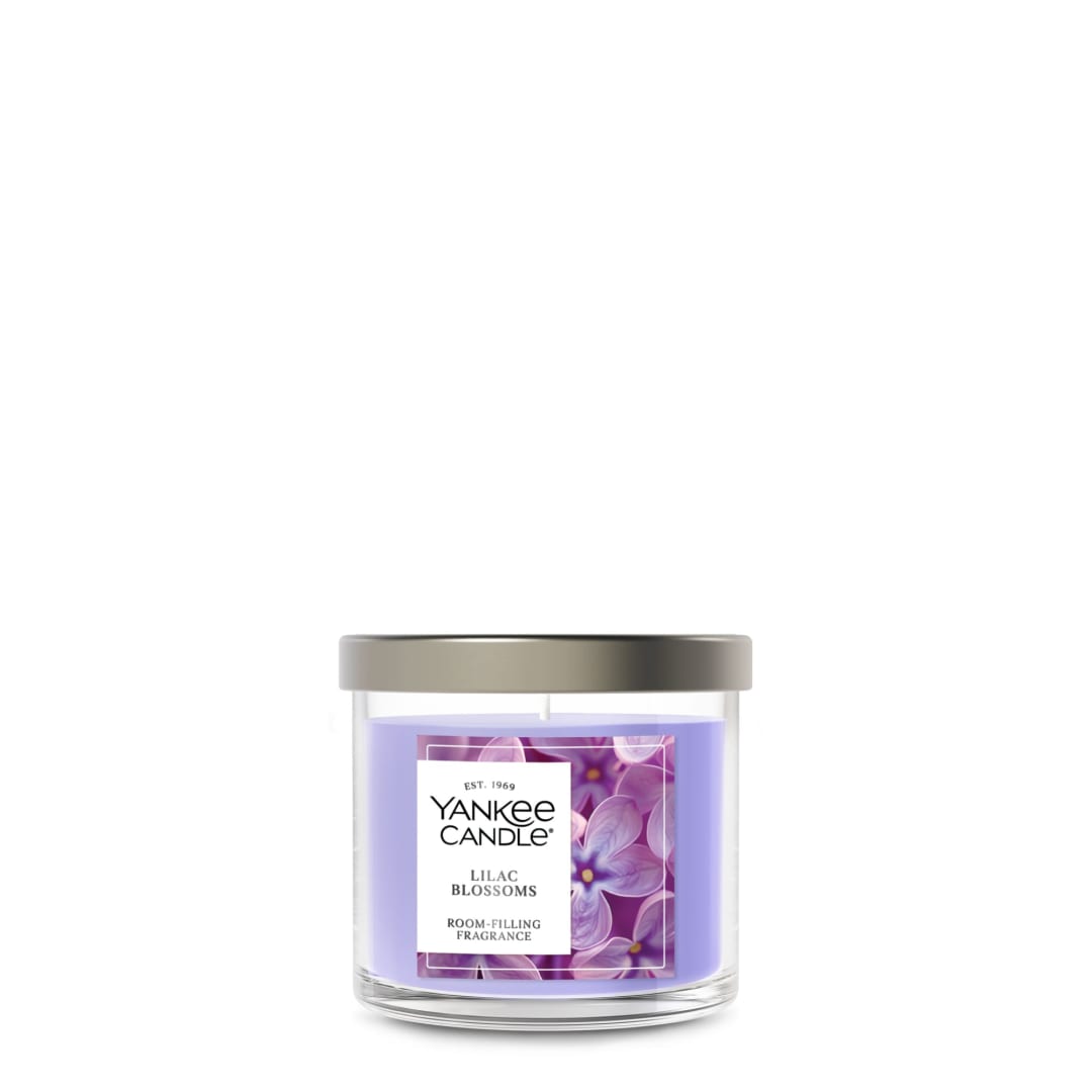 Yankee Candle® Small Tumbler Scented Candle with up to 40 Hour Burn Time, Premium Plant Wax Blend for Consistent Burn, 4.3 oz Tumbler Candle with Room Filling Fragrance, Lilac Blossoms