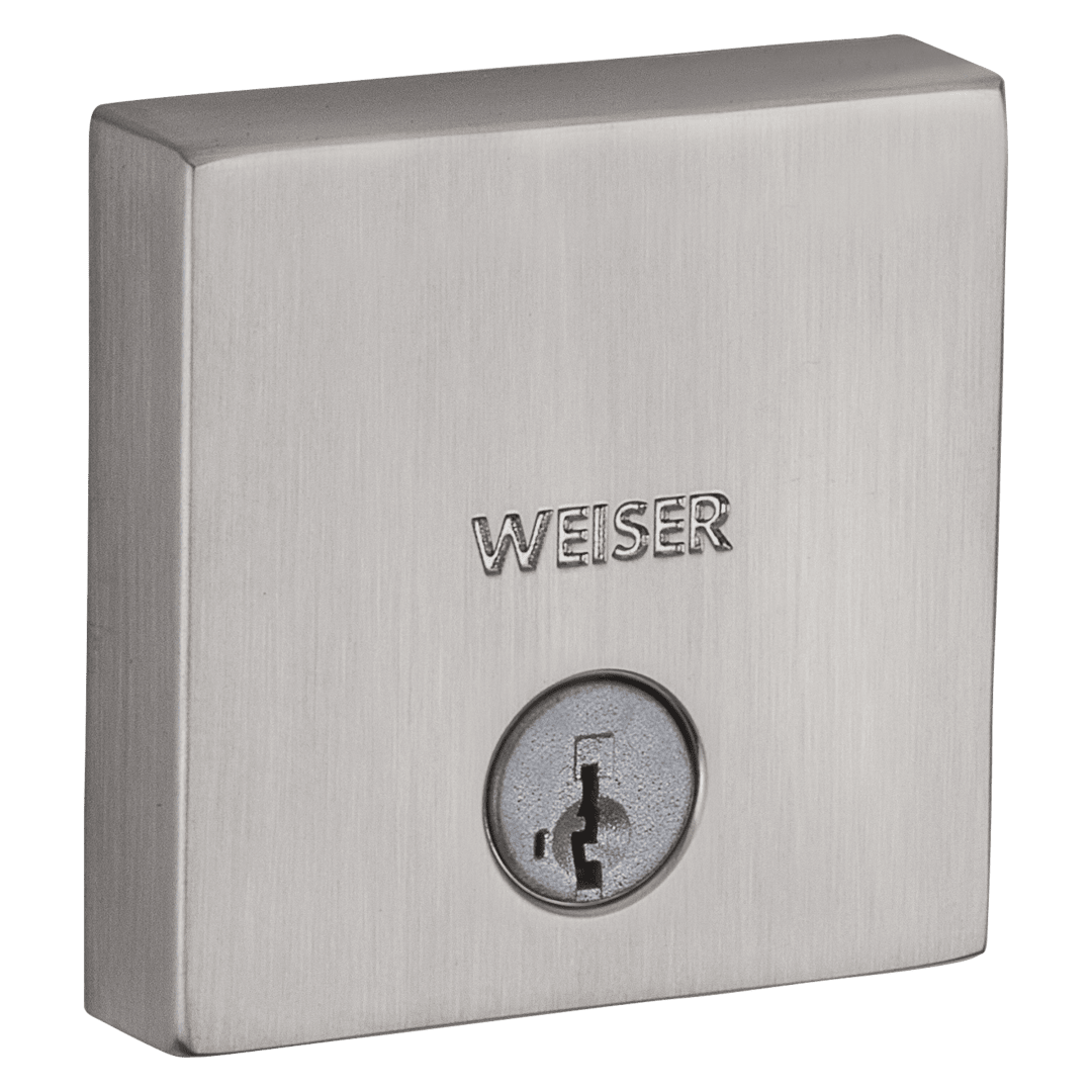 Downtown Single Cylinder Deadbolt featuring SmartKey Security™ in Satin Nickel