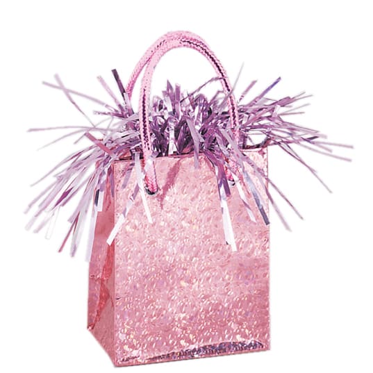 Mini Gift Bag Balloon Weight - Pastel Pink