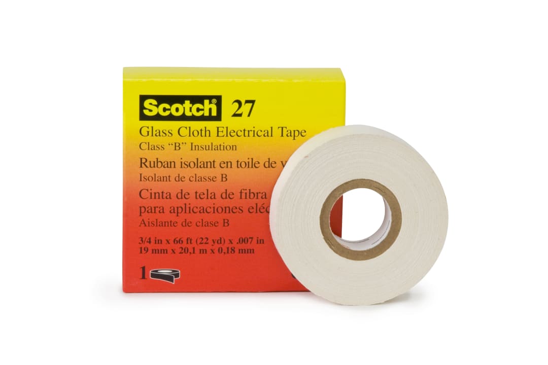 3M™ ET 27 páska ze skelné tkaniny pro elektro, odolnost do 200°C, role 25 mm x 55 m