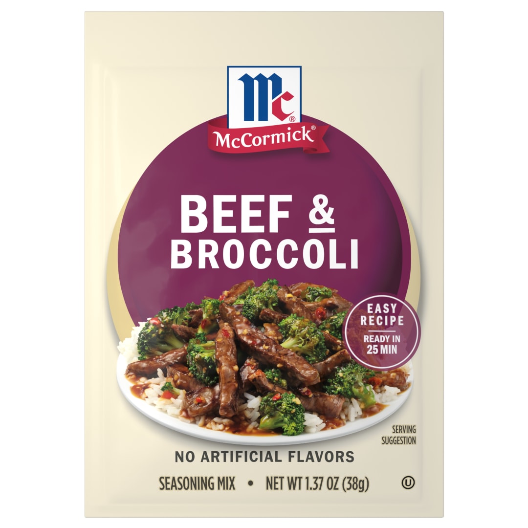 McCormick® Beef Broccoli Seasoning Mix, 1.37 oz