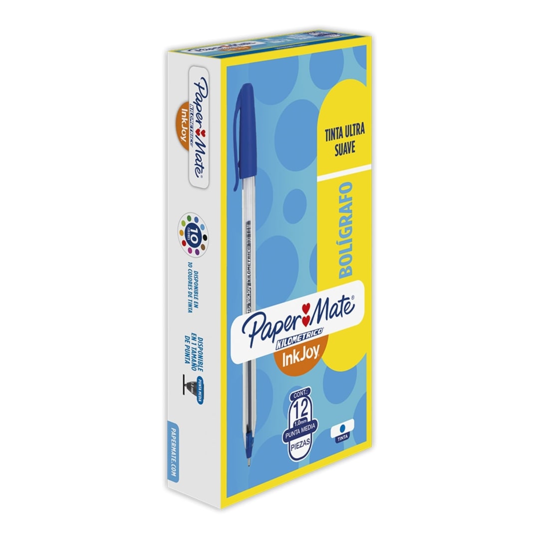 PM KM INKJOY 100ST BOX12 BLUE