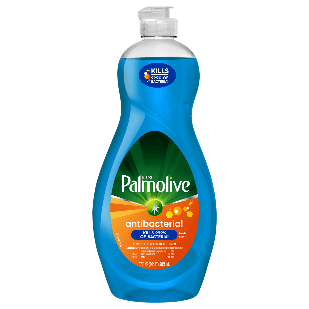 Ultra Palmolive Antibacterial Dish Liquid, Fresh Scent - 17 Fluid Ounce