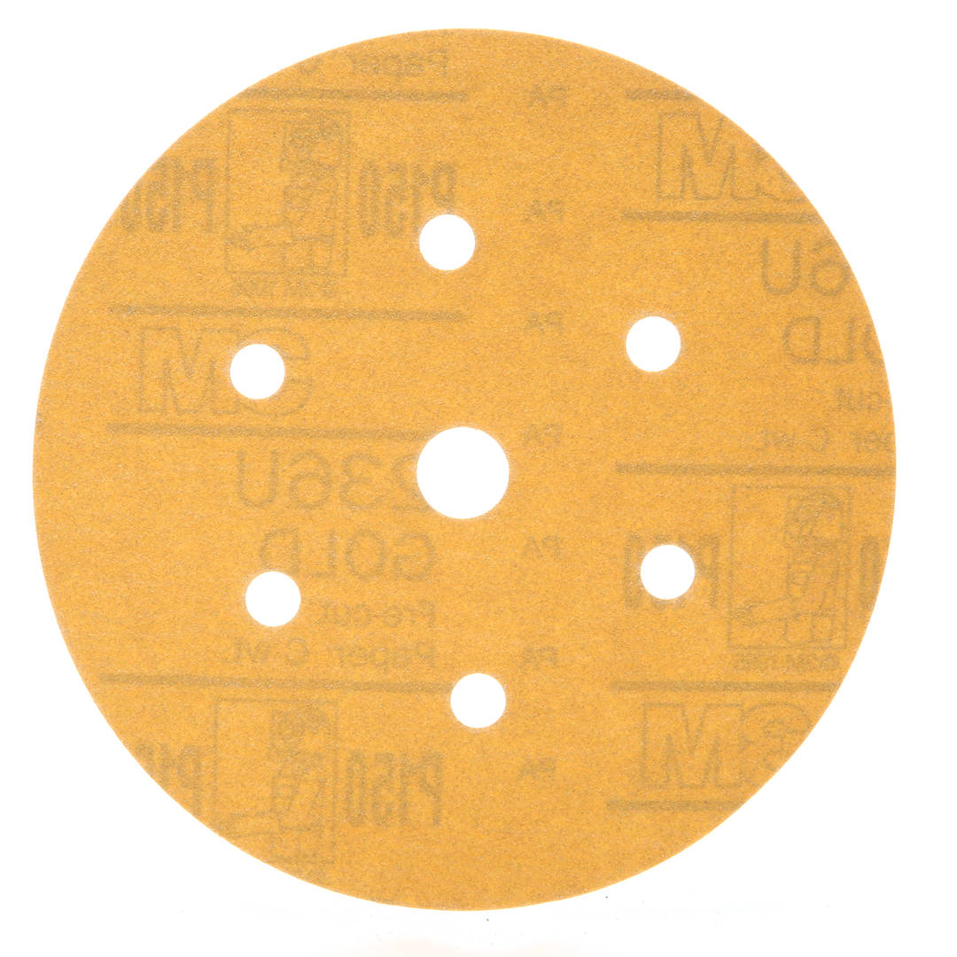 Disco para Lixamento a Seco 3M™ 216U – Grão P280, Diâmetro de 127 mm