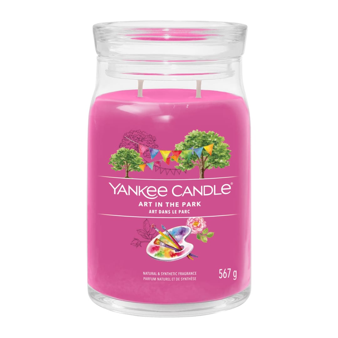 Yankee Candle® Signature Scented Candle | Art in the Park Large Jar Candle with Double Wicks | Soy Wax Blend Long Burning Candle