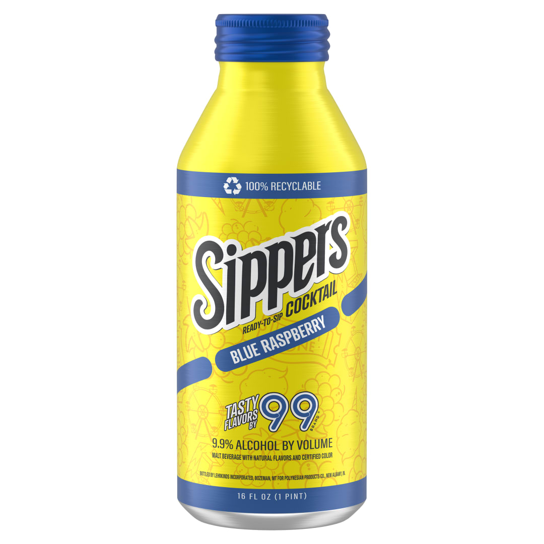 99 Blue Raspberry Sippers Malt Beverage 16fl oz 19.8 Proof