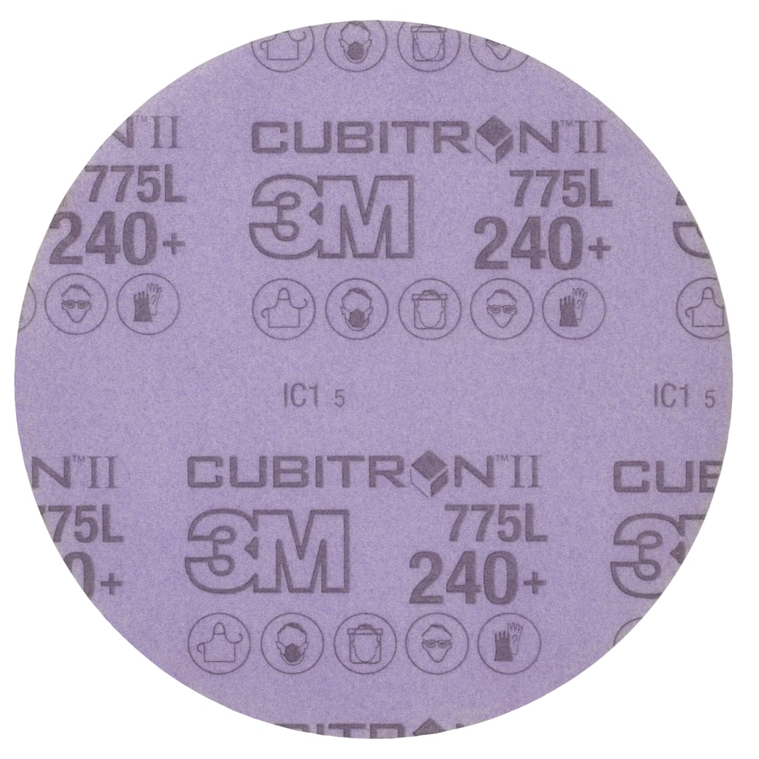 3M™ Cubitron™ II Hookit™ 775L Film Disk, 152 mm, NH, 240+