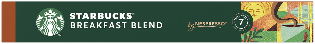 STARBUCKS BREAKFAST BLEND by NESPRESSO 10 Capsule 56g