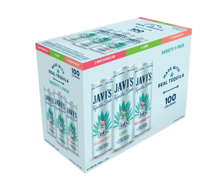 JAVI'S Ranch Water Tequila Seltzer Variety Pack 355ml 8 Cans