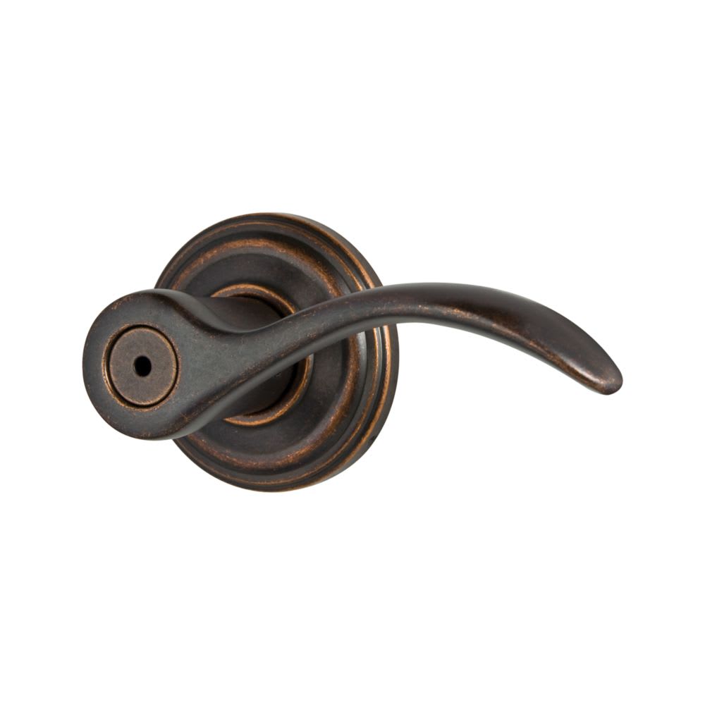 Pembroke Bed/Bath Lever in Rustic Pewter