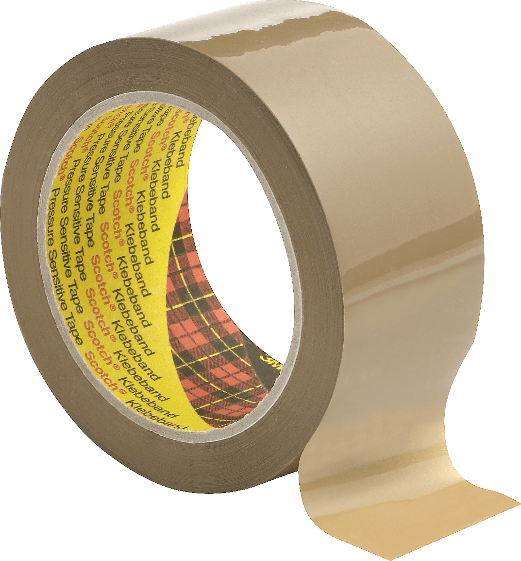Scotch® Yüksek Performanslı Düşük Gürültülü Kutu Sızdırmazlık Bandı 3707, Buff, 50 mm x 66 m