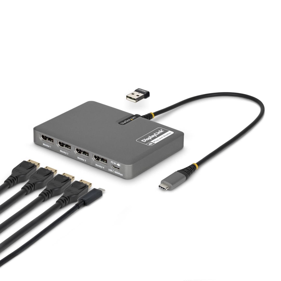 Quad 4K60 DP video adapter - OS independent