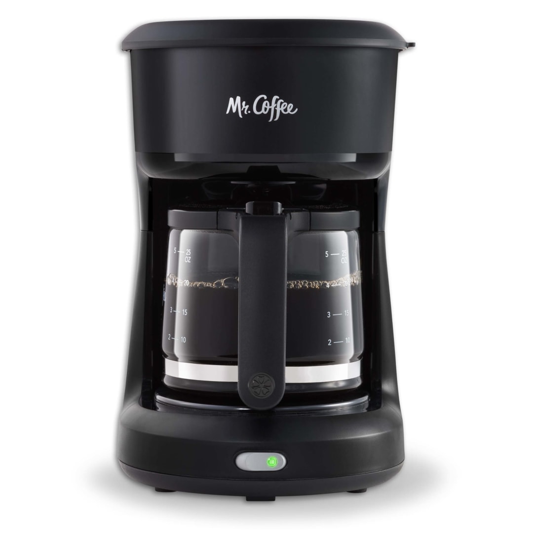 Mr. Coffee® 5-Cup Mini Brew Switch Coffee Maker Black