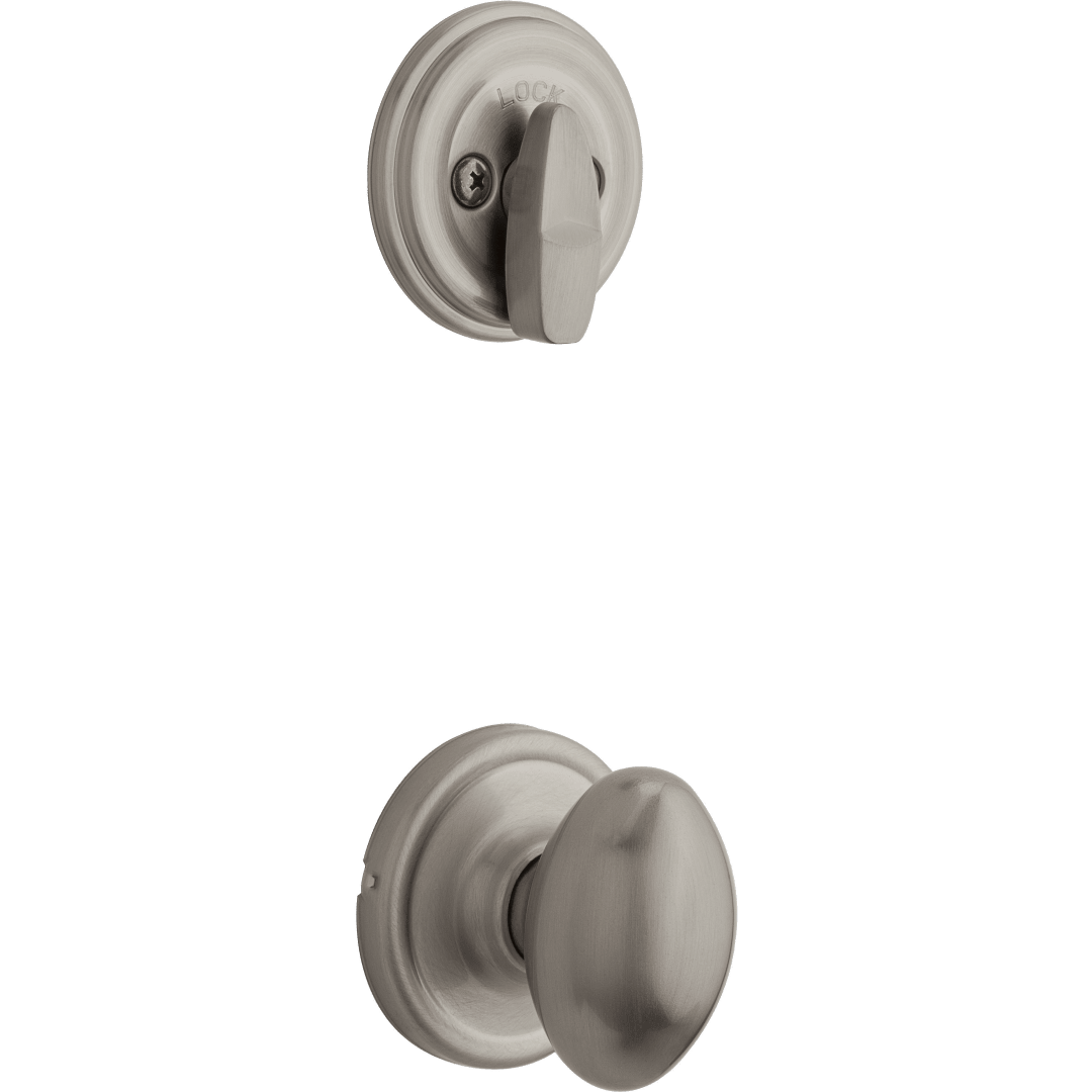 966 Single Cylinder Interior Pack w/ Laurel Knob for Signature Series Handlesets in Satin Nickel