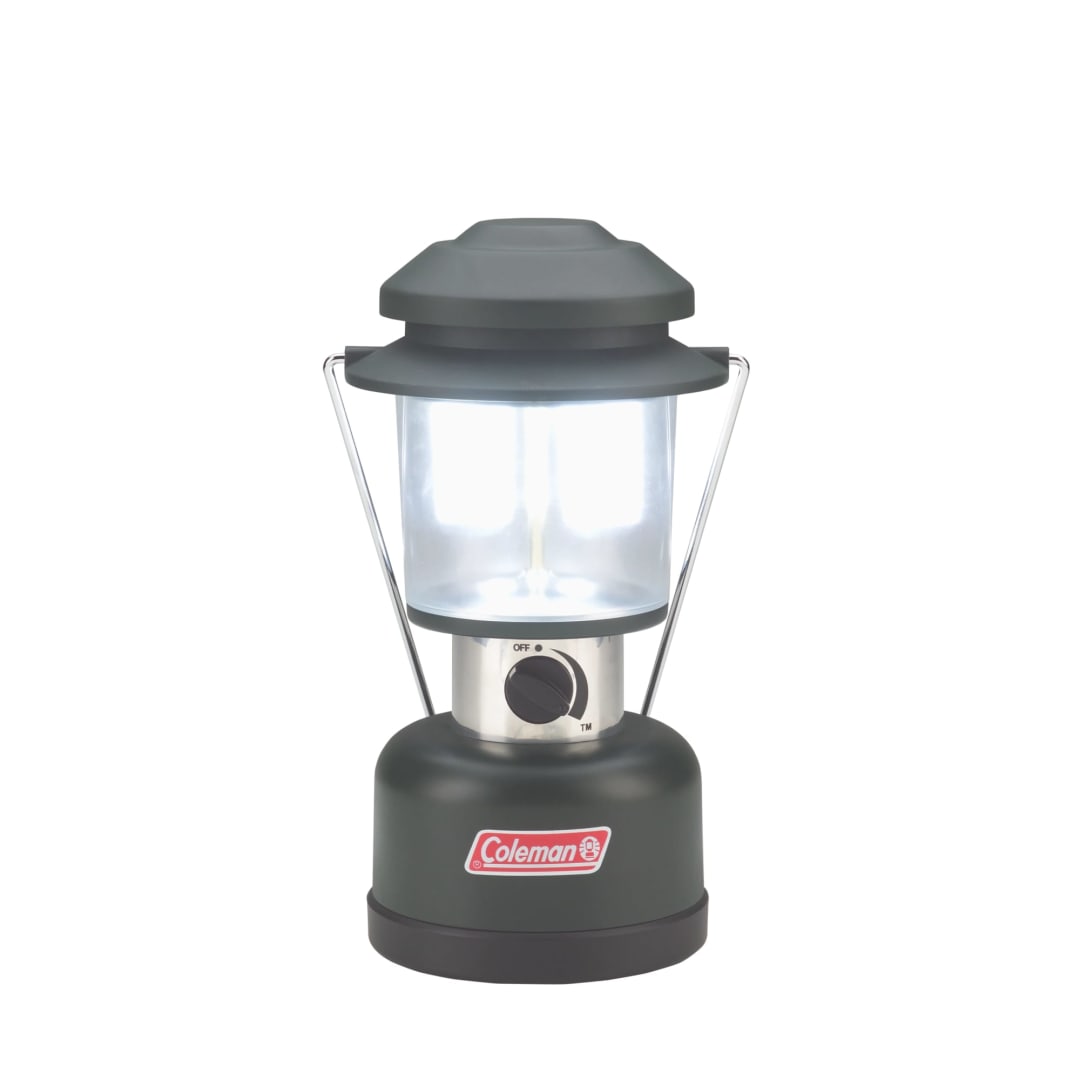 Coleman 390 Lumens Twin LED Lantern, Water-Resistant Lantern with Customizable Brightness, Lifetime LEDs Never Need Replacing