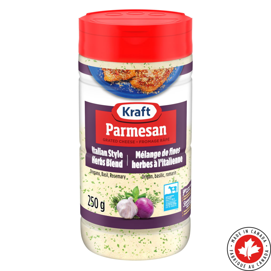 Kraft Italian Style Grated Parmesan Cheese, 250g
