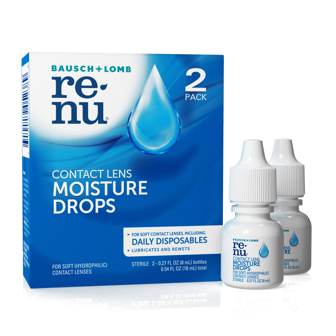 renu MultiPlus Lubricating &amp; Rewetting Drops 2 x 0.27 fl oz (8 mL)