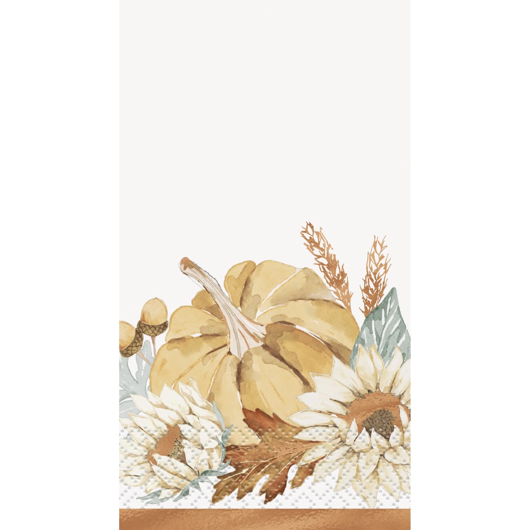 Family Thanksgiving Guest Towels, 16ct - Foil Stamping