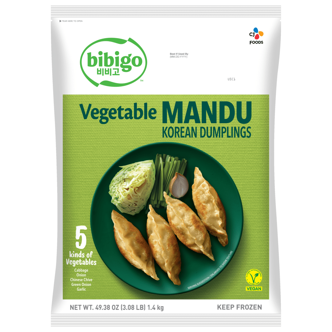 Frozen Vegan Vegetable Mandu Korean Dumplings