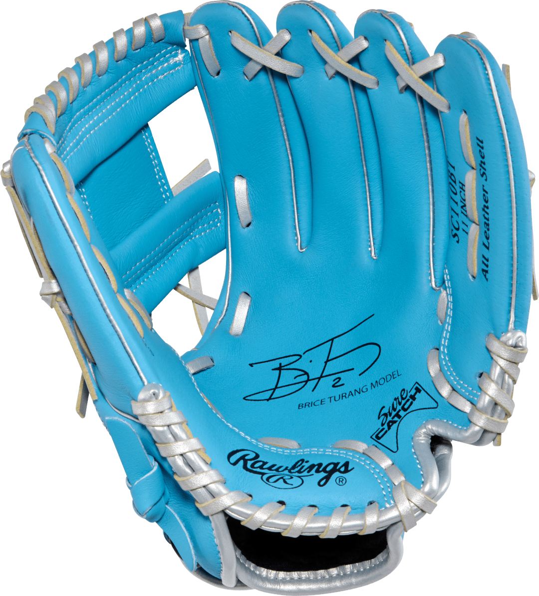 RAWLINGS "SURE CATCH" SERIES YOUTH BASEBALL GLOVE B.TURANG SIGNATURE 11" RHT