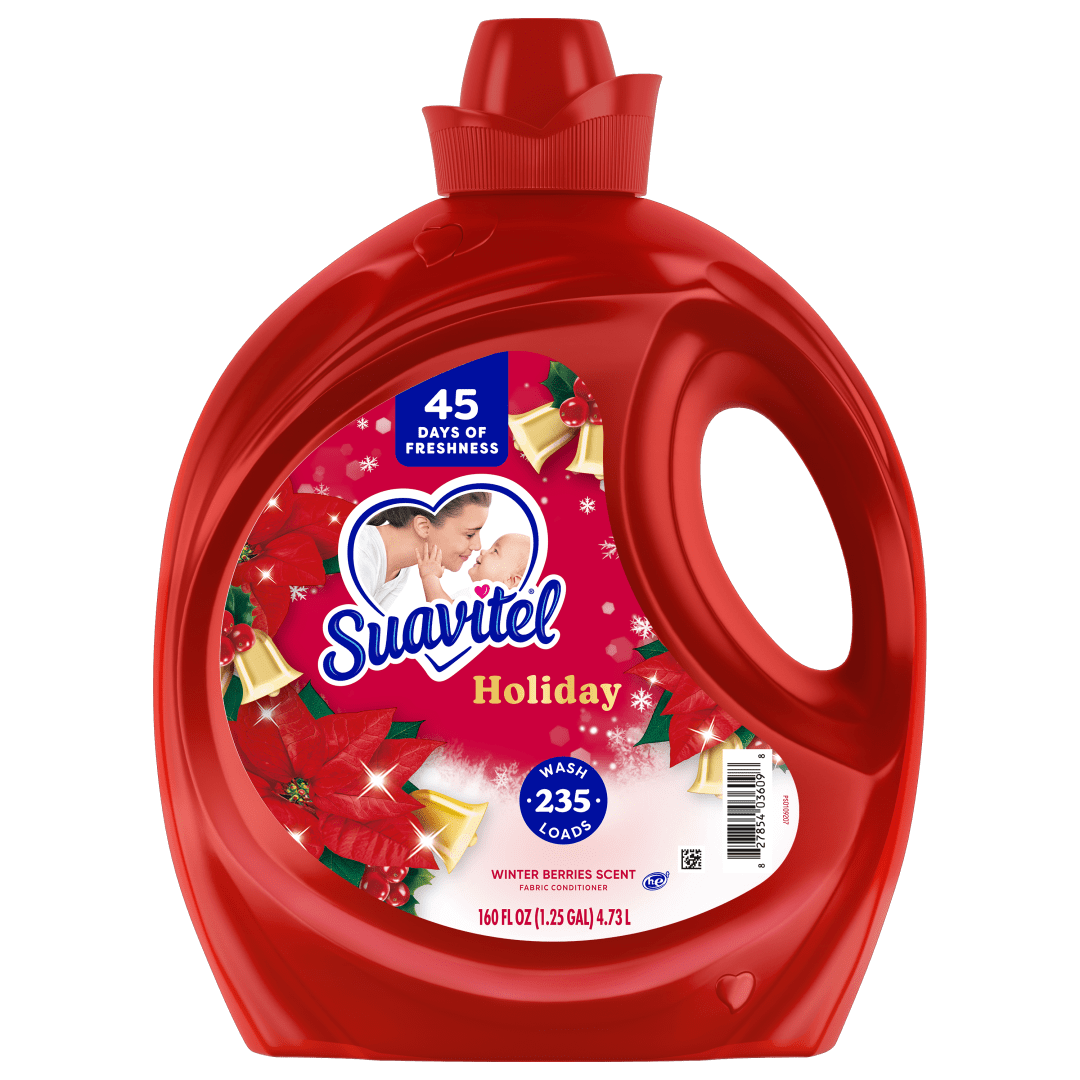 Suavitel Holiday Liquid Fabric Conditioner, 160 fl oz