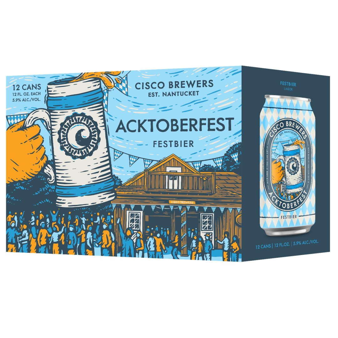 Cisco Brewers Acktoberfest Beer 12 - 12 fl oz Cans