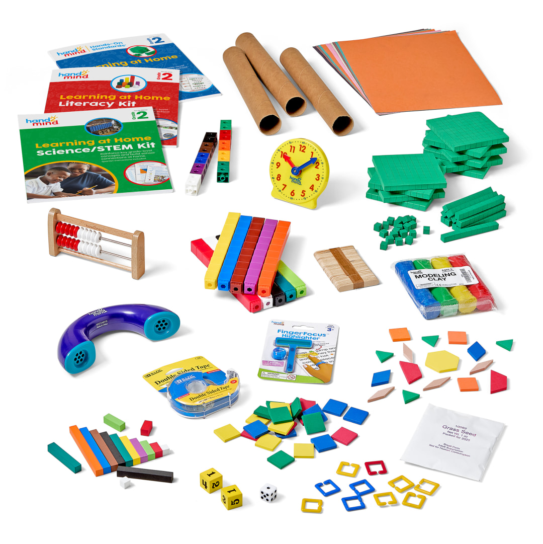 Learning at Home Math, Literacy, STEM, Grade 2