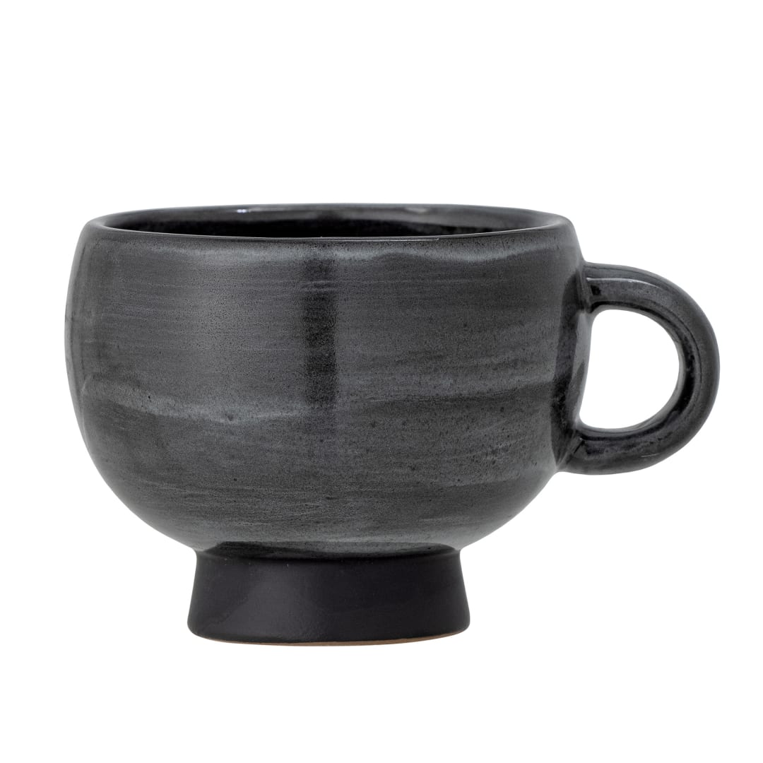82057668 - Emilo Cup, Grey, Stoneware STOCK: 300