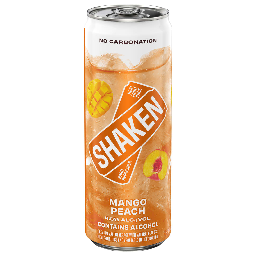 Shaken Premium Mango Peach Malt Beverage 12 fl oz