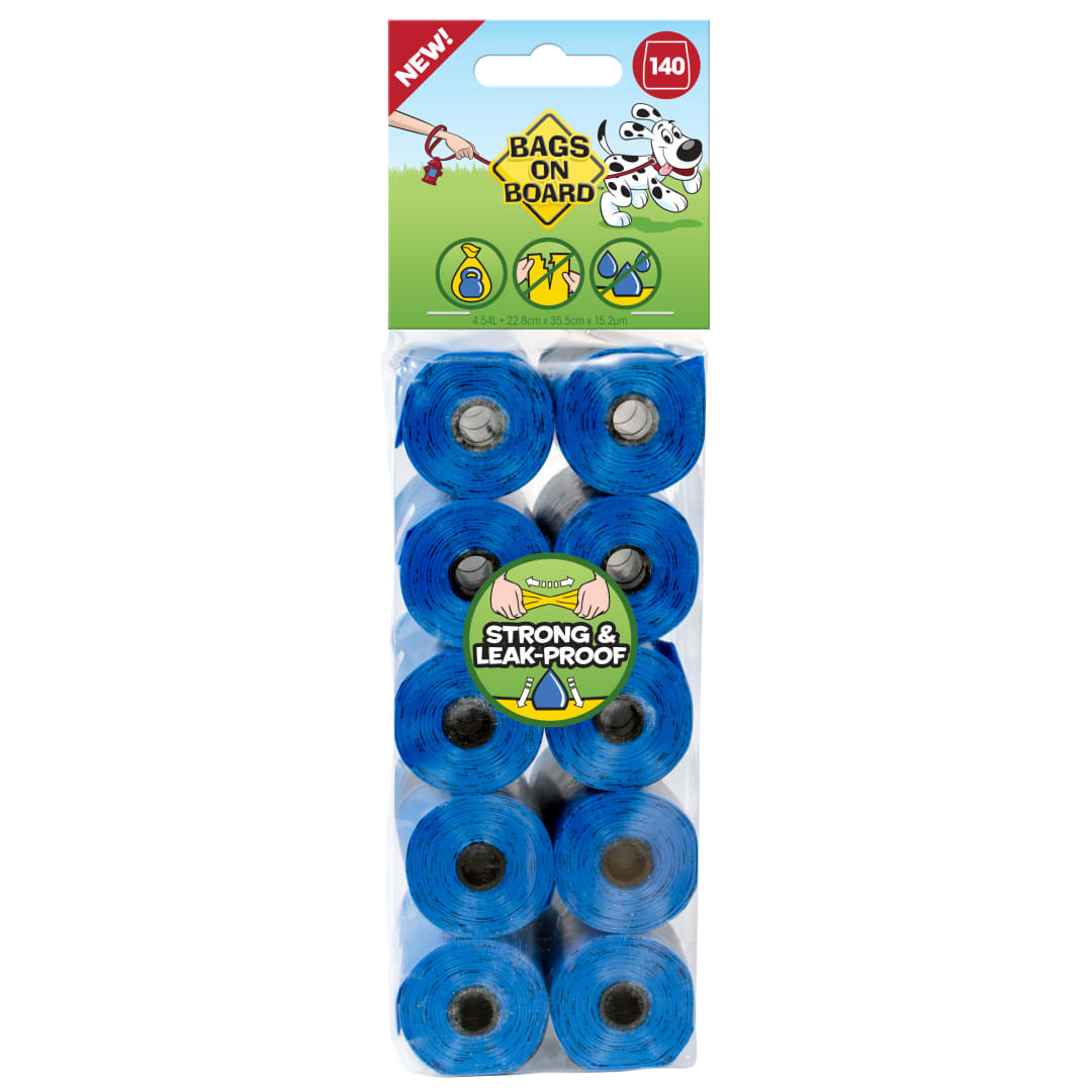 Bags on Board Refill Bags - Blue - 140 Bags