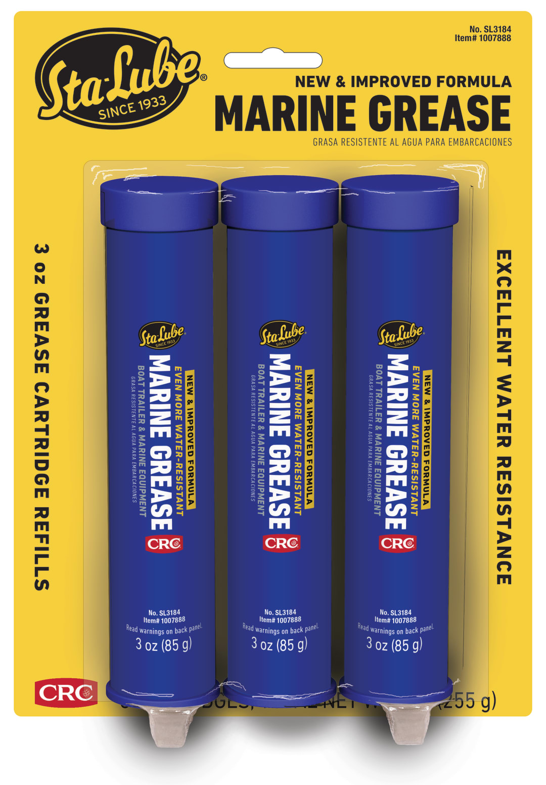 Sta-Lube Marine Boat Trailer & 4x4 Wheel Bearing Grs 1X3OZ
