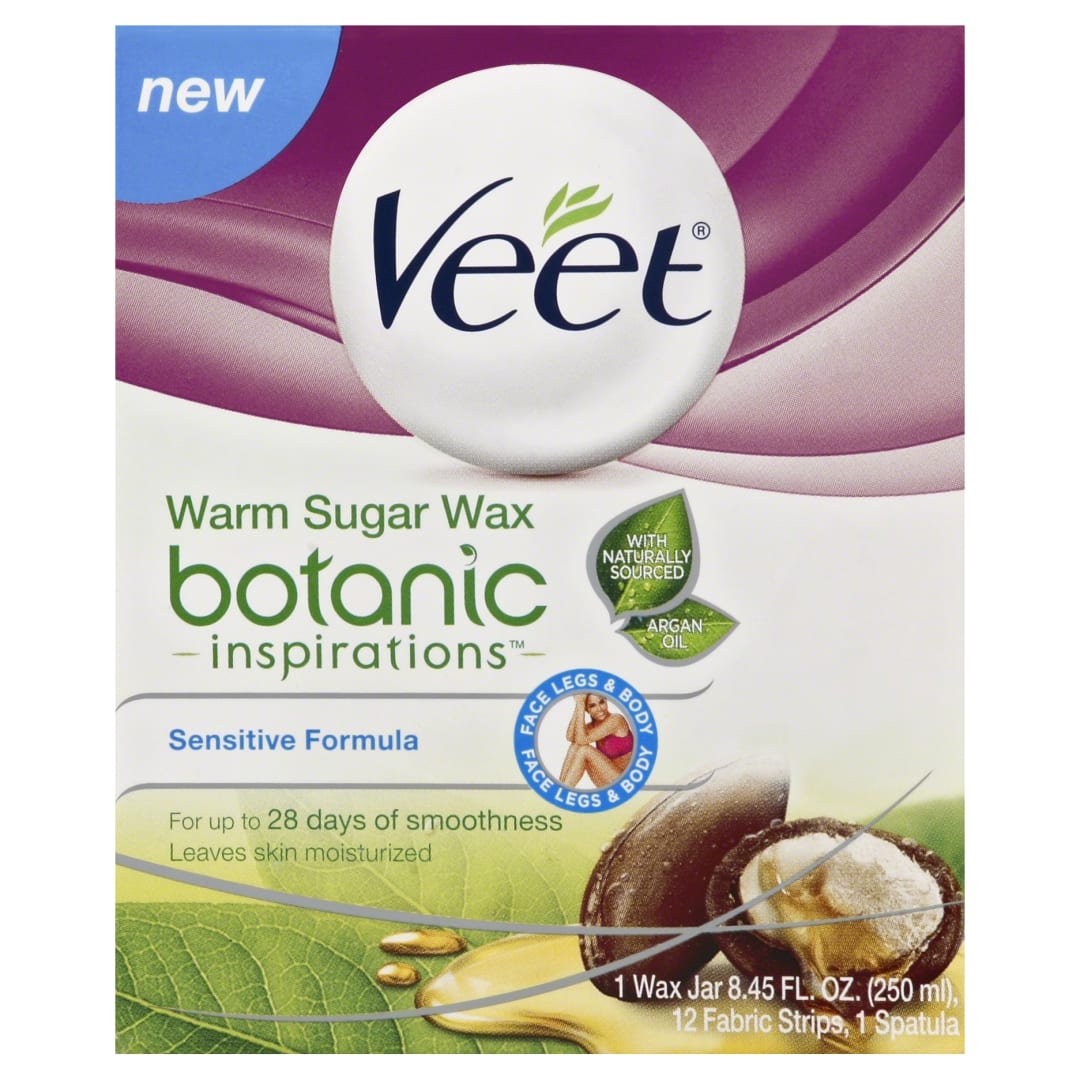 VEET® Botanic Inspirations® Warm Sugar Wax - Face/Legs/Body 6/250 ml.