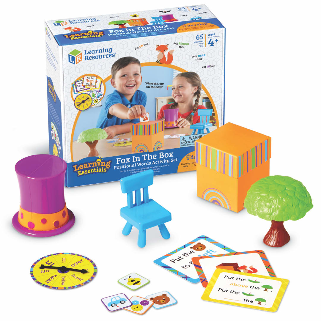 FOX IN THE BOX POSITIONAL WORDS ACTIVITY