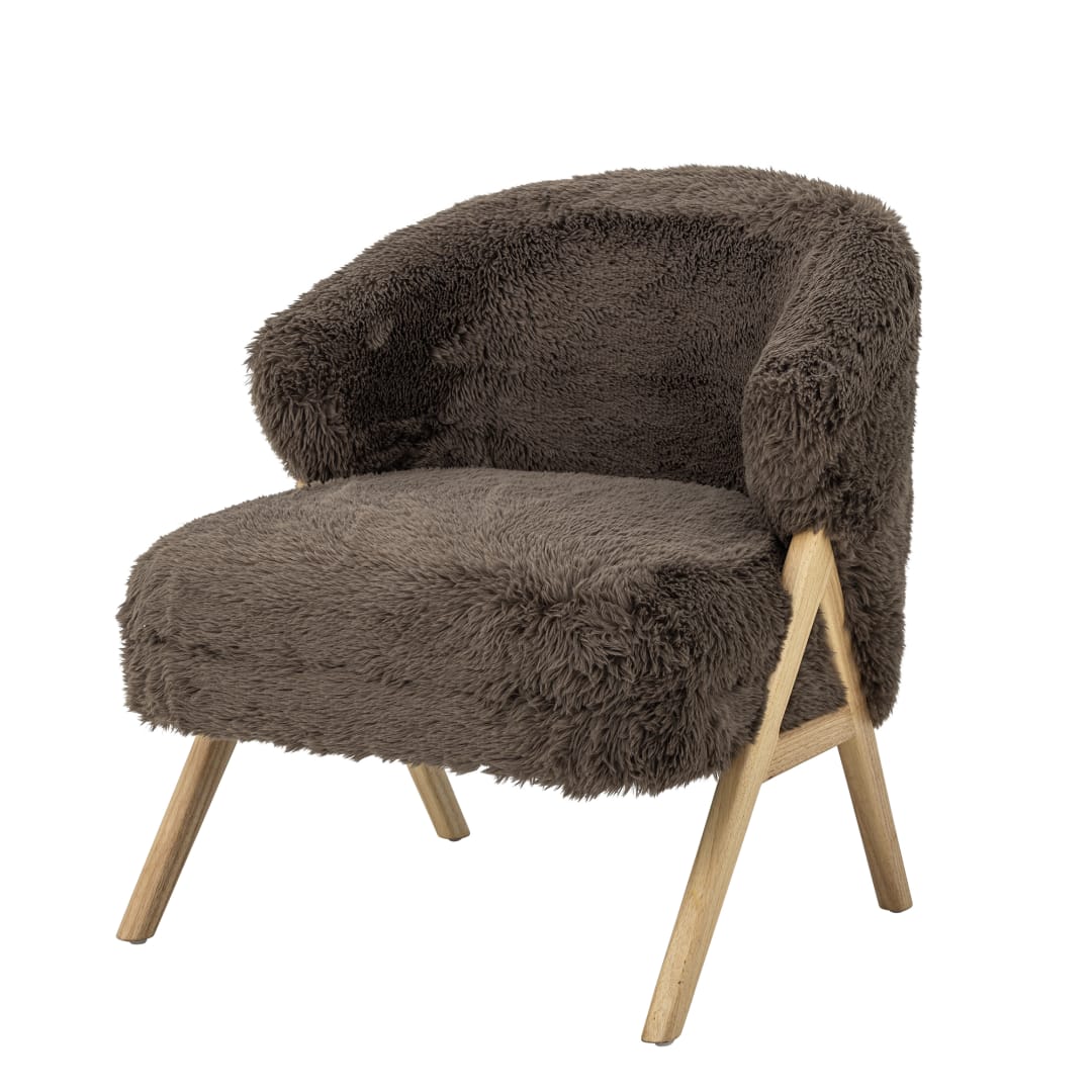 82065188 - Camino Lounge Chair, Brown, FSC®100%, Rubberwood STOCK: 61