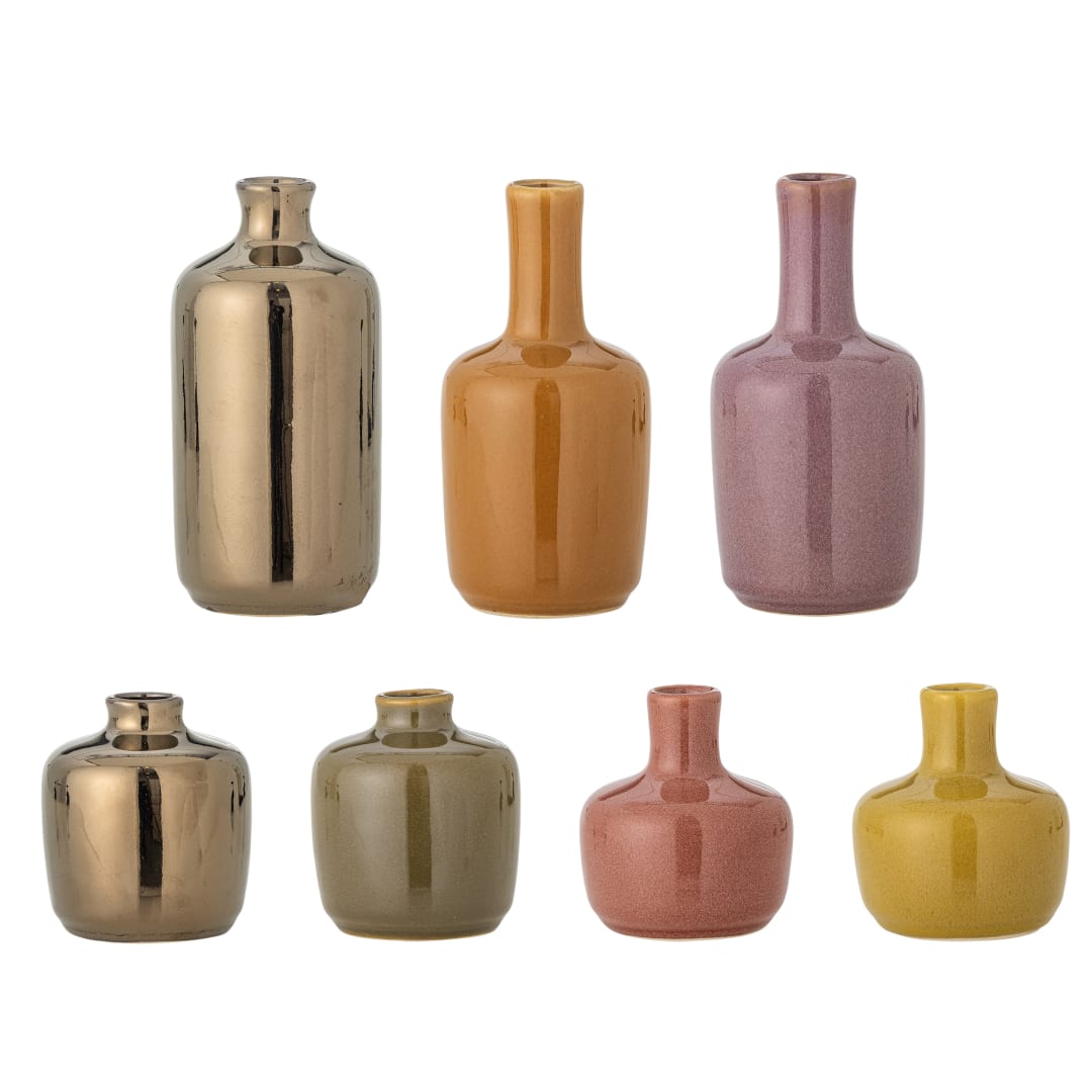 82061859 - Maien Deco Vase, Multi, Stoneware STOCK: 300