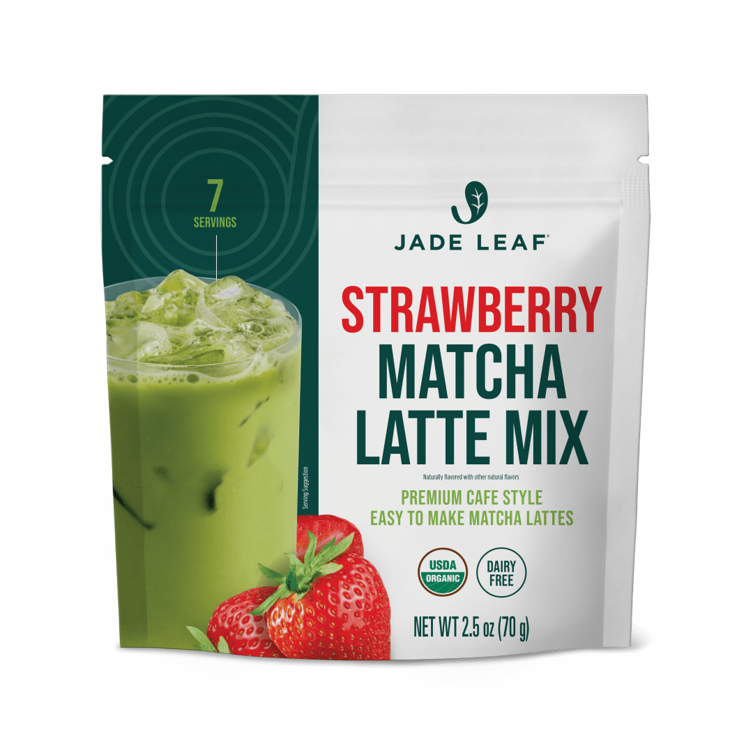 Jade Leaf Organic Matcha Latte Mix US Strawberry (2.5oz)