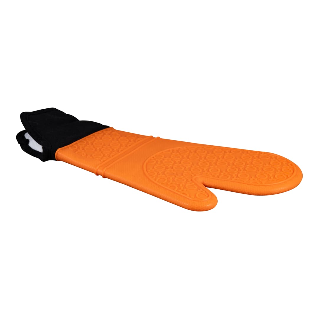 OMS-14/OR - OVEN MITT SILICONE 14" ORANGE