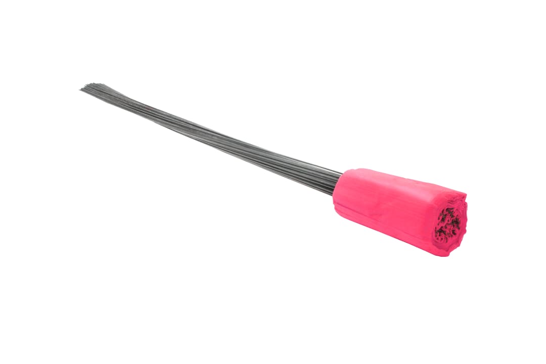 Stake Flags-36" Staff, 4"x5" Flag, Pink Fluorescent 100Pcs.